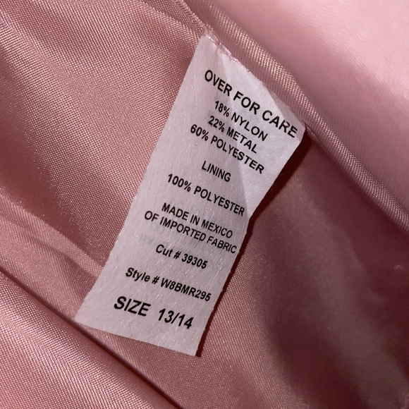 Windsor Heather Formal Floral Burnout Organza Party Dress - Picture 5 of 5